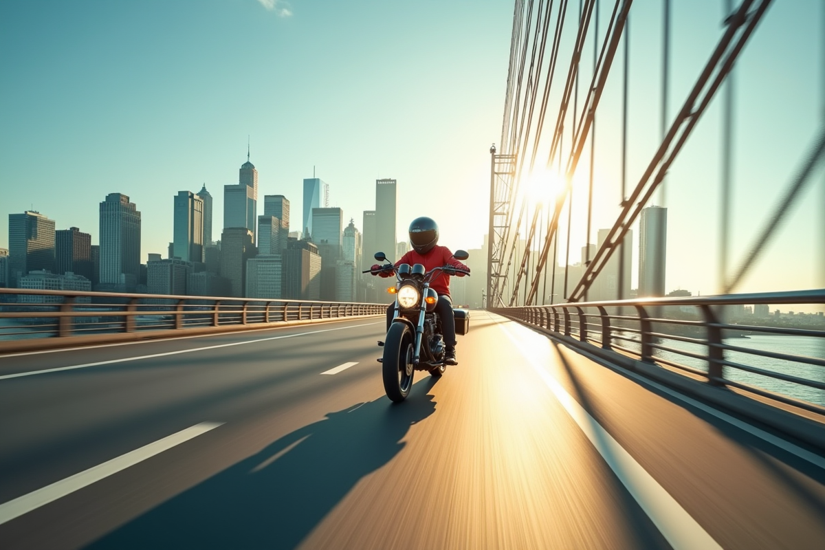 Passerelle moto : à quel moment effectuer le passage ?
