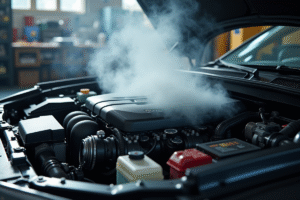 Ma voiture fume blanc et sent mauvais : liquide de refroidissement ou joint de culasse ?