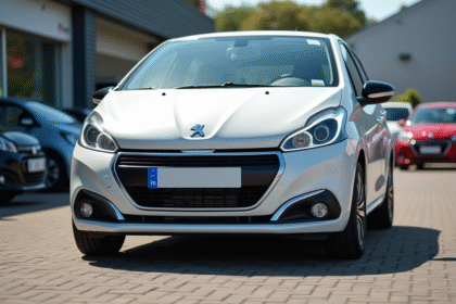 Voiture Peugeot 208 d'occasion en extérieur en vente