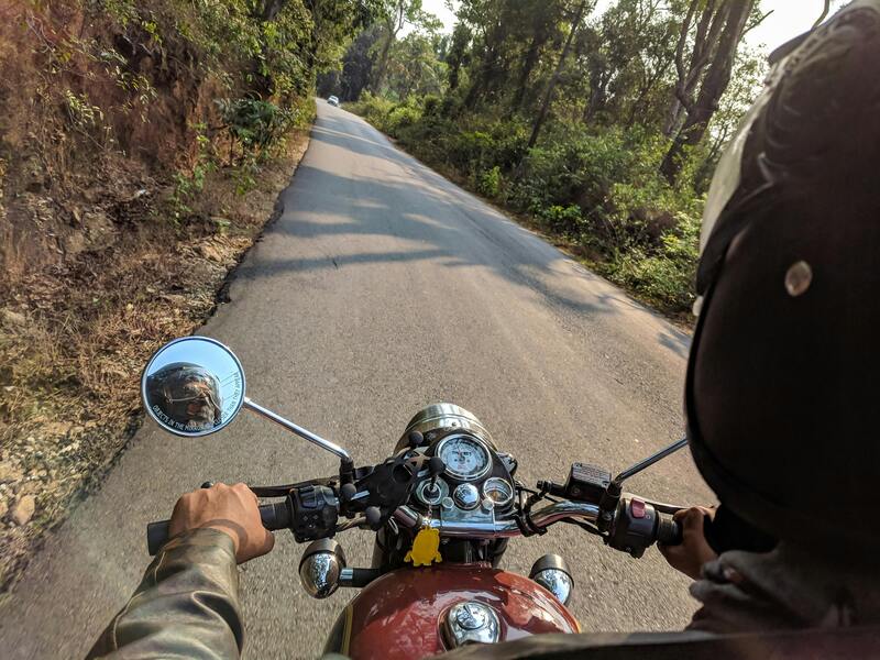 rouler en moto